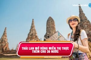 Thái Lan mở rộng miễn thị thực thêm cho 36 nước