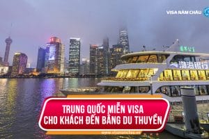 Trung Quốc miễn visa 15 ngày cho khách đến bằng du thuyền