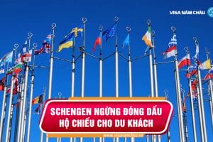 Khối Schengen ngừng đóng dấu hộ chiếu cho du khách