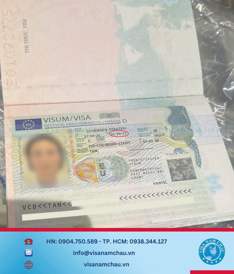 Đậu Visa Du lịch Đức — Cô Thu Hà