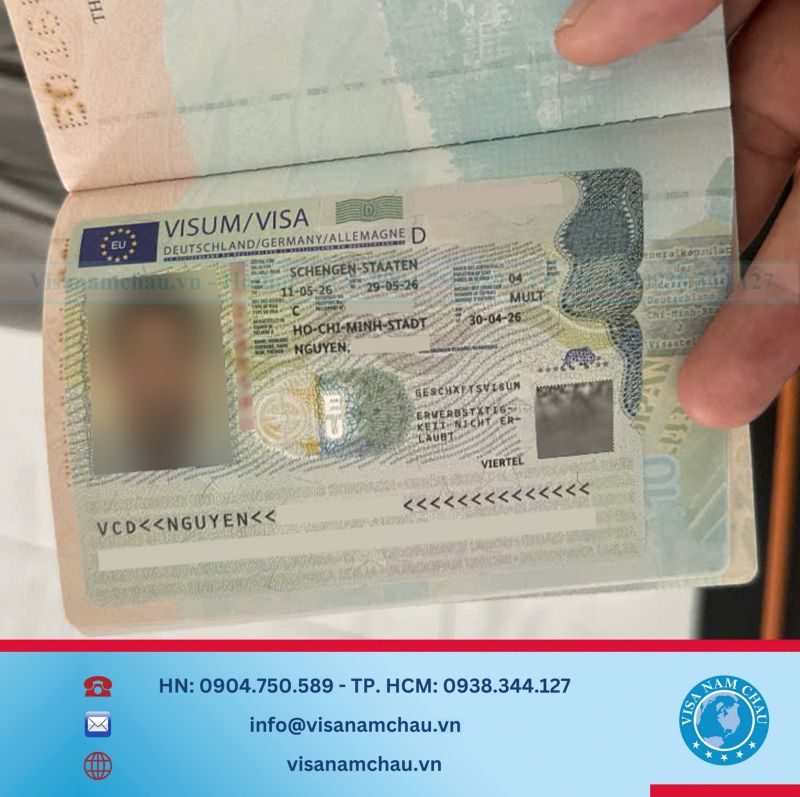 Đậu Visa Du lịch Đức — Anh Minh Triết