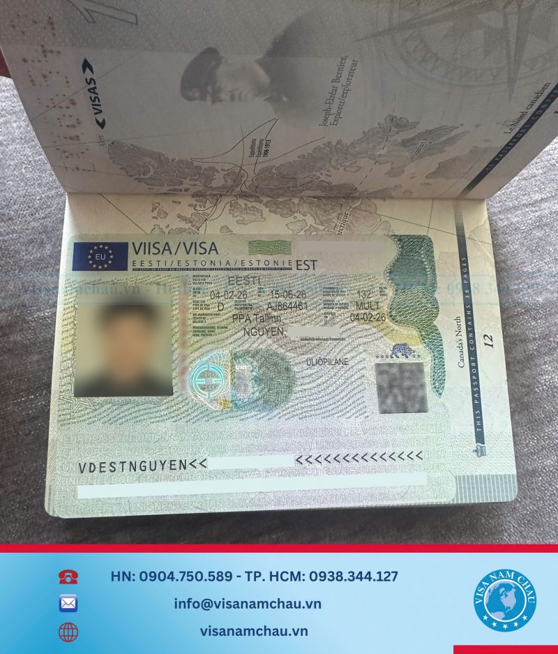 Đậu Visa Du lịch Estonia — Chị Thanh Huyền