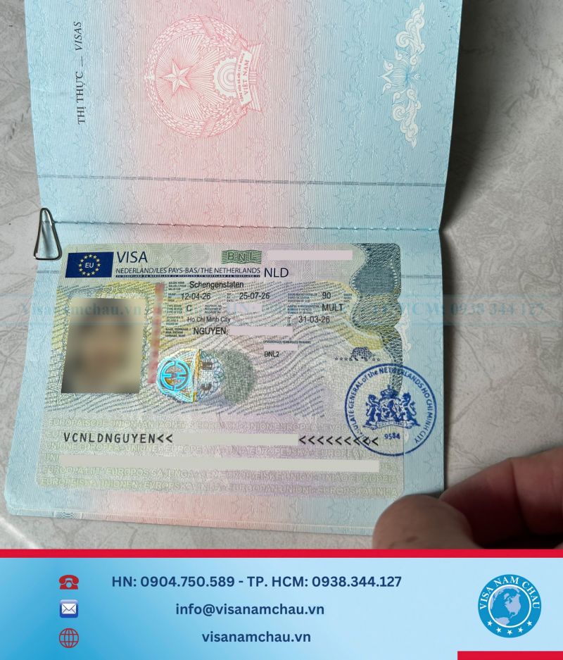 Đậu Visa Du lịch Hà Lan — Anh Thanh Phong