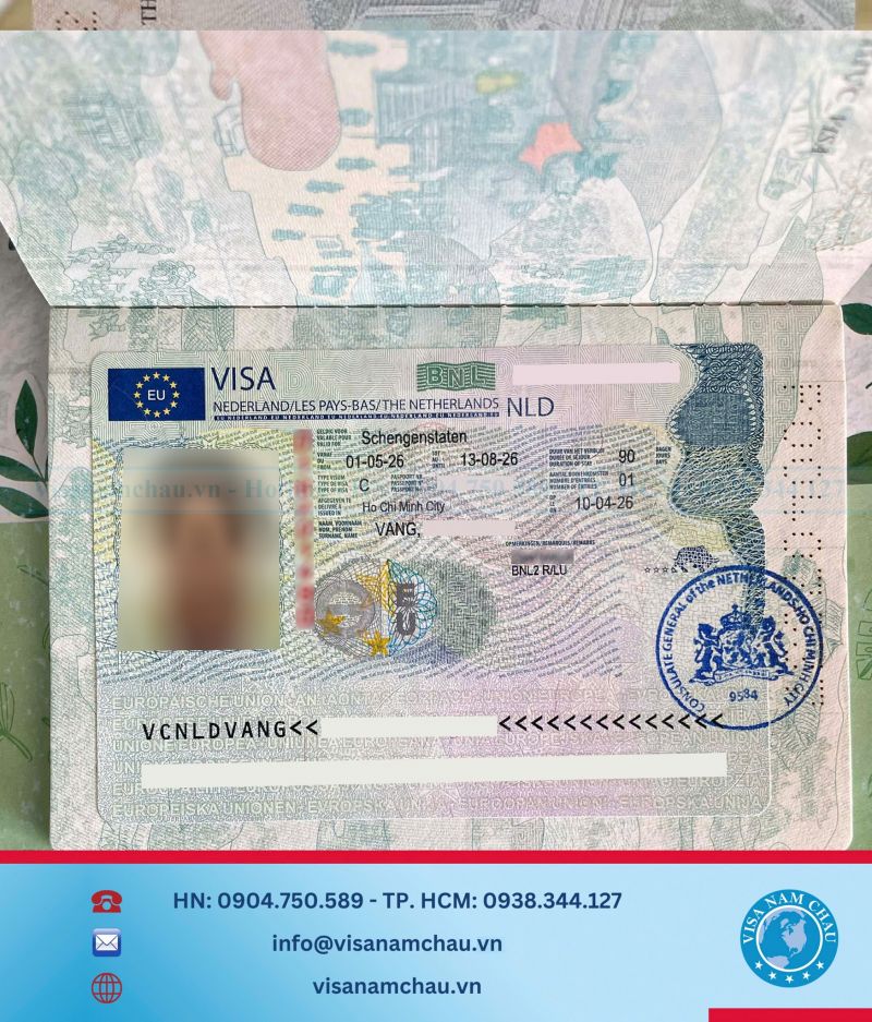 Đậu Visa Du lịch Hà Lan — Anh Minh Triết