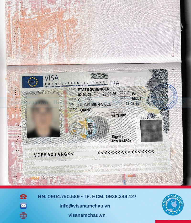 Đậu Visa Du lịch Pháp — Anh Quốc Khánh