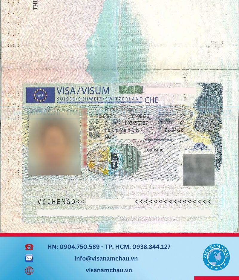 Đậu Visa Du lịch Thụy Sĩ — Anh Thanh Hải