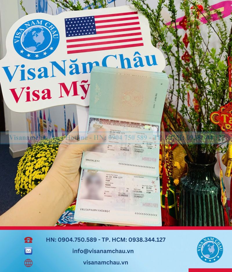 Đậu Visa Du lịch Mỹ — Chị Mỹ Phương
