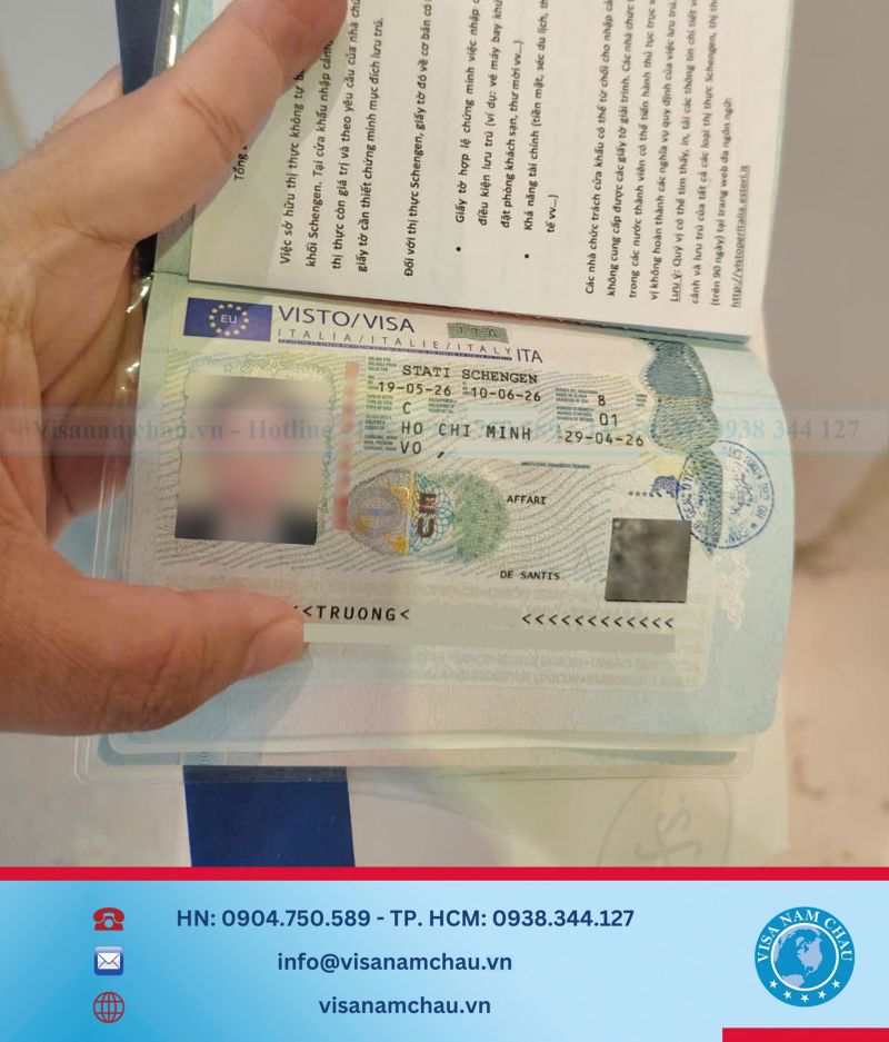 Đậu Visa Du lịch Ý — Bác Thanh Hùng