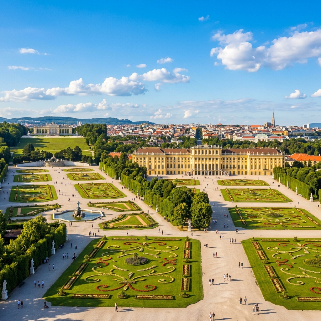 Cung điện Schönbrunn trong hành trình du lịch Áo